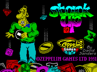 Stack Up title screen for ZX Spectrum
